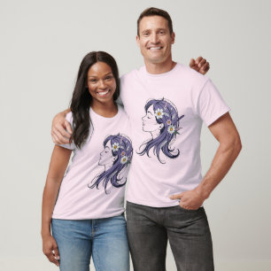 Vrouwen T-shirt voor boho en esthetische stijl
