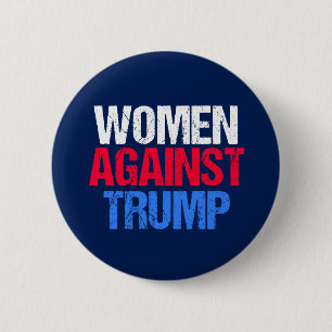 Vrouwen tegen Donald Trump Ronde Button 5,7 Cm