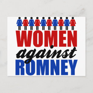 Vrouwen tegen Romney Briefkaart