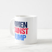 Vrouwen tegen Trump Koffiemok (Voorkant links)