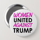 Vrouwen tegen Trump Ronde Button 4,0 Cm (Voorkant /achterkant)