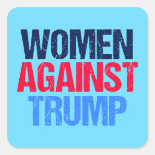 Vrouwen tegen Trump Vierkante Sticker