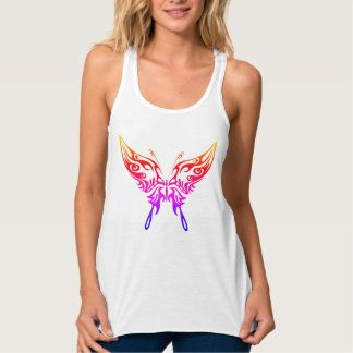 Vrouwen Top, 'Butterfly Aura' ontwerp Tanktop