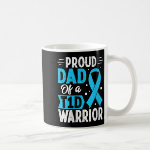 Vrouwen Trotse Vader T1d Warrior V-hals Koffiemok