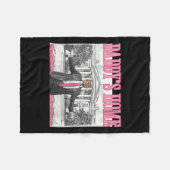 Vrouwen Trump Daddys Home Witte Huis 2024 Fleece Deken (Voorkant (Horizontaal))