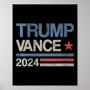Vrouwen Trump Vance 2024 President Trump Supporter Poster
