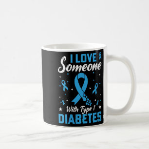 Vrouwen Type 1 Diabetes Love Juvenile Diabetes Bla Koffiemok