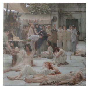 Vrouwen van Amphissa (het oude Griekenland) Tegeltje