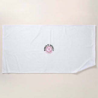 Vrouwen van Asfalt Beach Handdoek