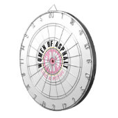 Vrouwen van Asfalt Dart Board Dartbord (Voorkant Rechts)