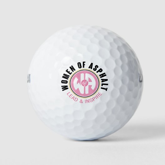 Vrouwen van Asfalt Golf Ballen (Voorkant)