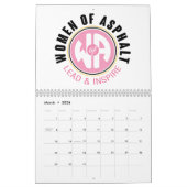 Vrouwen van asfalt kalender (Mar 2026)