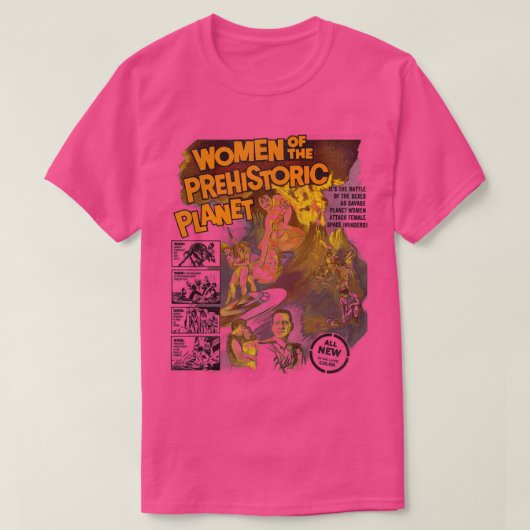 Vrouwen van de prehistorische planeet t-shirt (Design voorkant)