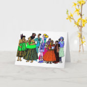 Vrouwen van de Wereld - 6 Kaart (Gele Bloem)