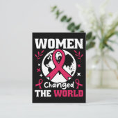 Vrouwen veranderden de wereldfeministe briefkaart (Staand voorkant)