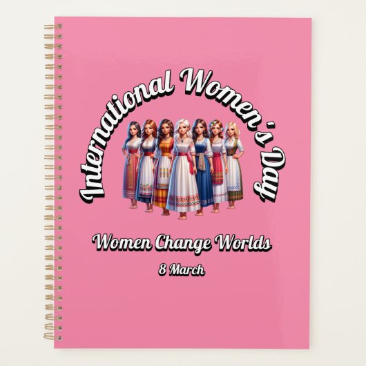 Vrouwen veranderen werelden. Internationale Vrouwe Planner (Voorkant)