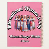 Vrouwen veranderen werelden. Internationale Vrouwe Planner (Achterkant)