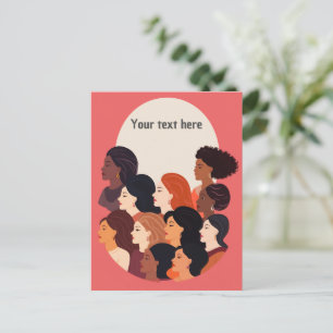 Vrouwen verenigd sterke Fellowship Briefkaart