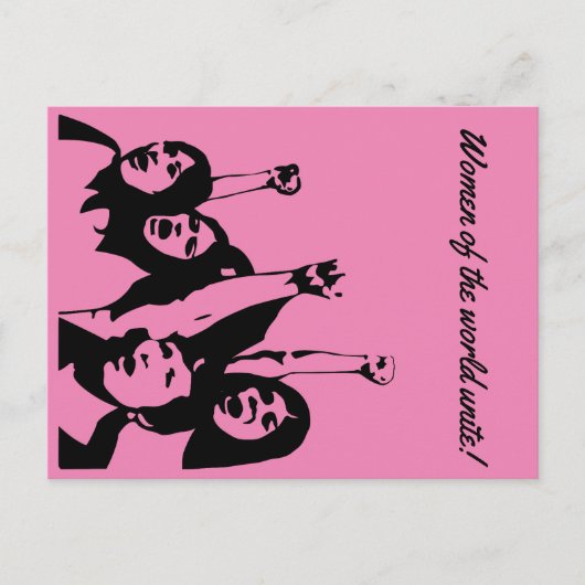 Vrouwen verenigen briefkaart (Voorkant)