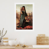 Vrouwen verkopen water en Sinaasappels... Poster (Keuken)