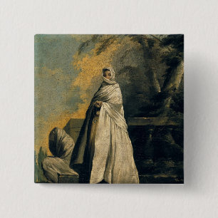 Vrouwen verkracht in het wit vierkante button 5,1 cm