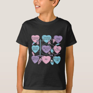 Vrouwen Verloskunde Valentijnsdag Verpleegster Ob T-shirt