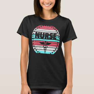 Vrouwen Verpleegkundigen Week Amerikaanse vlag Ver T-shirt