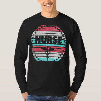 Vrouwen Verpleegkundigen Week Amerikaanse vlag Ver T-shirt