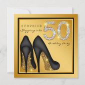 Vrouwen Verrassing 50e Verjaardagsfeest Kaart (Voorkant)