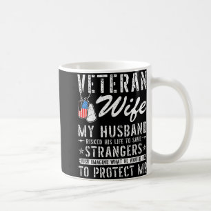 Vrouwen Veteraan Vrouw US Veteran Army Man Soldie Koffiemok