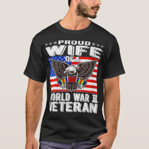 Vrouwen vieren de vrouw van een veteraan patriot u t-shirt