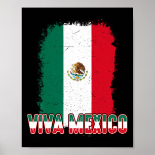 Vrouwen Viva Mexico Vlag Mannen Kinder Boy Mexican Poster