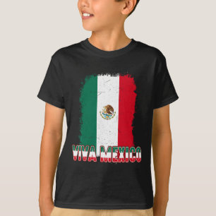 Vrouwen Viva Mexico Vlag Mannen Kinder Boy Mexican T-shirt