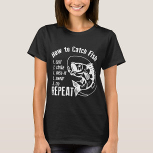 Vrouwen Vliegen Te Vliegen Vissen T-shirt