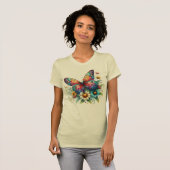 Vrouwen Vlinder T-shirt (Voorkant volledig)