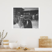 Vrouwen voeden beren. poster (Keuken)