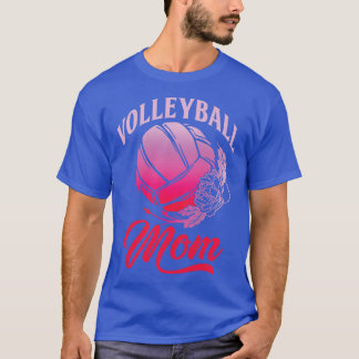 Vrouwen Volleybal mama Beach Volleyball Play T-shirt