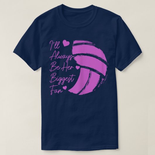 Vrouwen Volleybal mama haar grootste volleybal D T-shirt (Design voorkant)