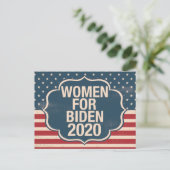 Vrouwen voor Biden 2020 Briefkaart (Staand voorkant)