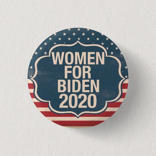Vrouwen voor Biden 2020 Ronde Button 3,2 Cm (Voorkant)