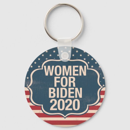 Vrouwen voor Biden 2020 Sleutelhanger (Voorkant)