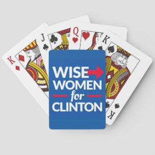 VROUWEN VOOR CLINTON-Kaarten - DOE ME AAN! Speelkaarten
