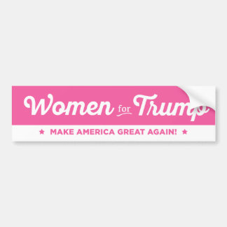 Vrouwen voor Donald Trump 2016 Bumpersticker