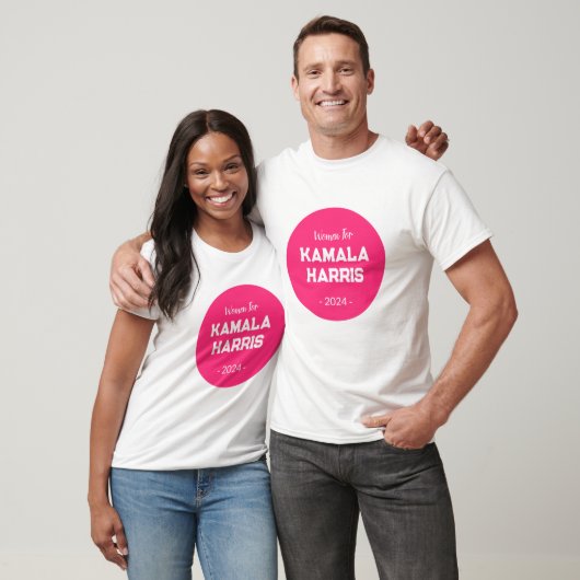 Vrouwen voor Harris 2024 T-shirt (Unisex)