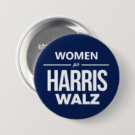 Vrouwen voor Harris Walz Ronde Button 7,6 Cm