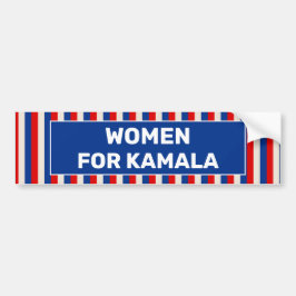 Vrouwen voor Kamala Bumpersticker