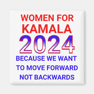 Vrouwen voor Kamala Harris 2024 Verkiezingen Magneet