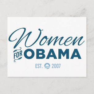Vrouwen voor Obama Briefkaart