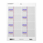 VROUWEN VOOR OBAMA ETIKET (Full Sheet)