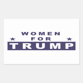 Vrouwen voor Trump 2016 Rechthoekige Sticker